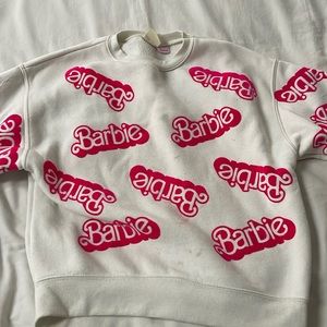 Barbie Zara girls size 8 sweatshirt